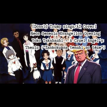 [Donald Trump sings/AI Cover] Neon Genesis Evangelion OP Yoko Takahashi - A Cruel Angel's Thesis
