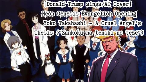 [Donald Trump sings/AI Cover] Neon Genesis Evangelion OP Yoko Takahashi - A Cruel Angel's Thesis