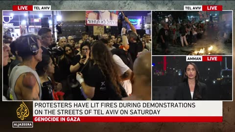 Estimates say 500,000 demonstrators hit the streets of Tel Aviv: AJE correspondent