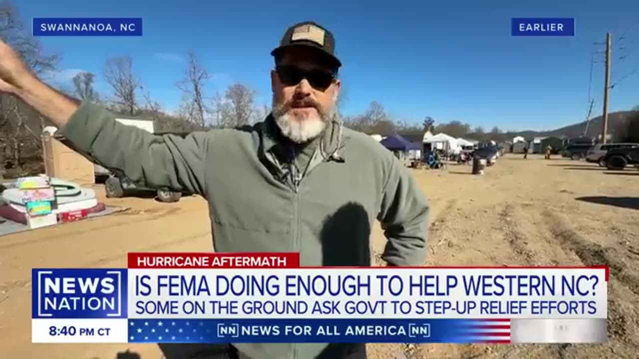 FEMA hurricane response in NC is absolutely unacceptable (News Nation - Nov.2024)