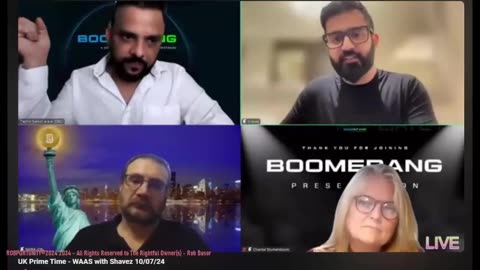 BOOMERANG (must see) CEO SHAVEZ BEST PITCH ! - AI BOT ARBITRAGE PROFITS (001) TOP TEAM ROB BUSER