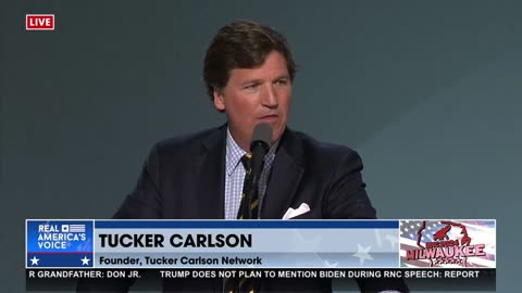 Tucker Carlson Rocks the Stage with Epic Speech, Earns Standing Ovation