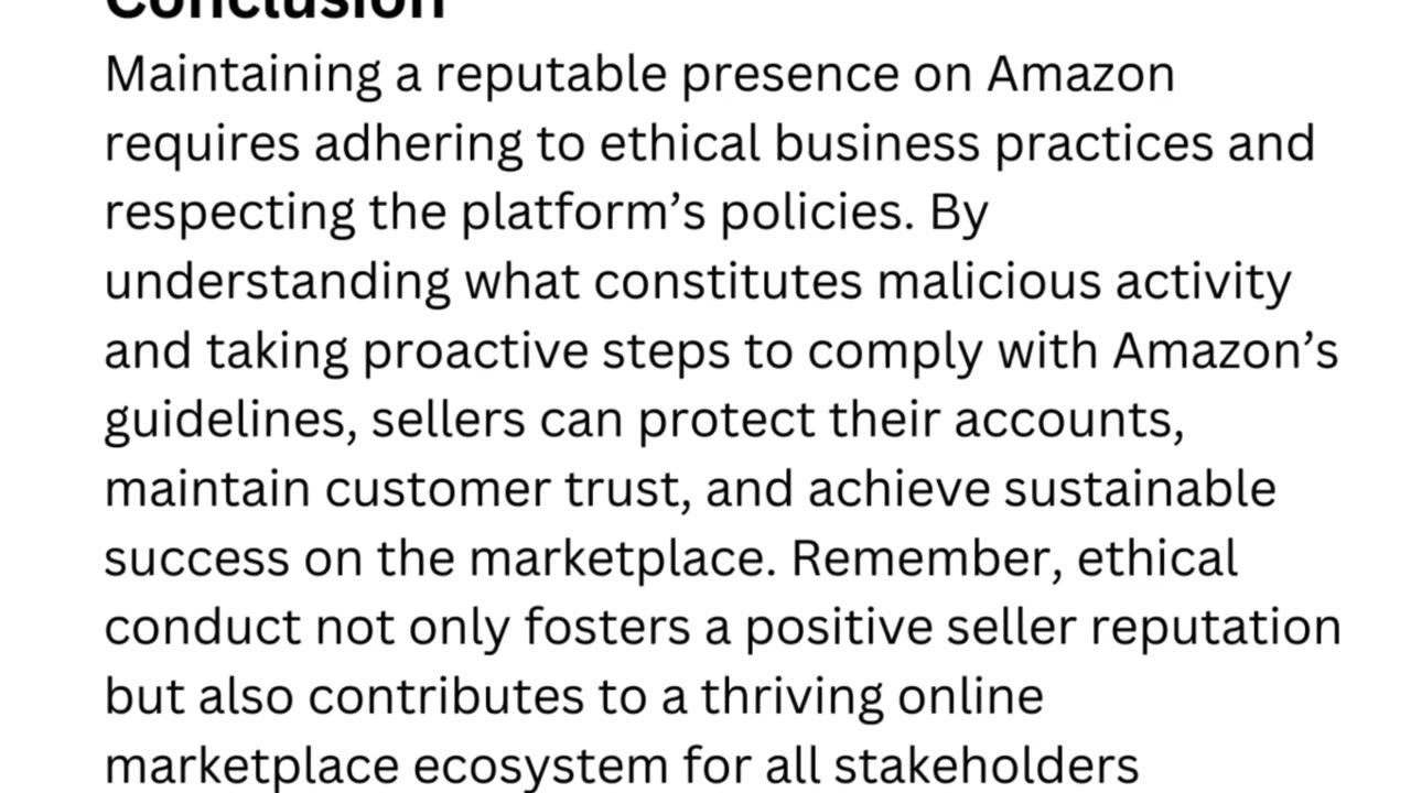 Avoiding Amazon Malicious Activity Violations: Essential Guidelines for Sellers