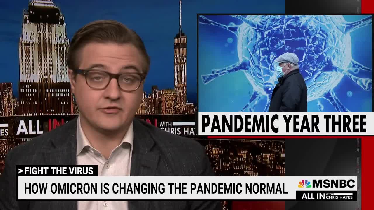 Chris Hayes says new variant is more like the flu