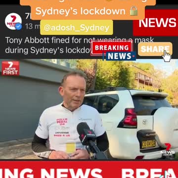 Tony Abbott Got Caught In Covid Breech