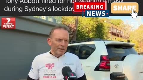 Tony Abbott Got Caught In Covid Breech