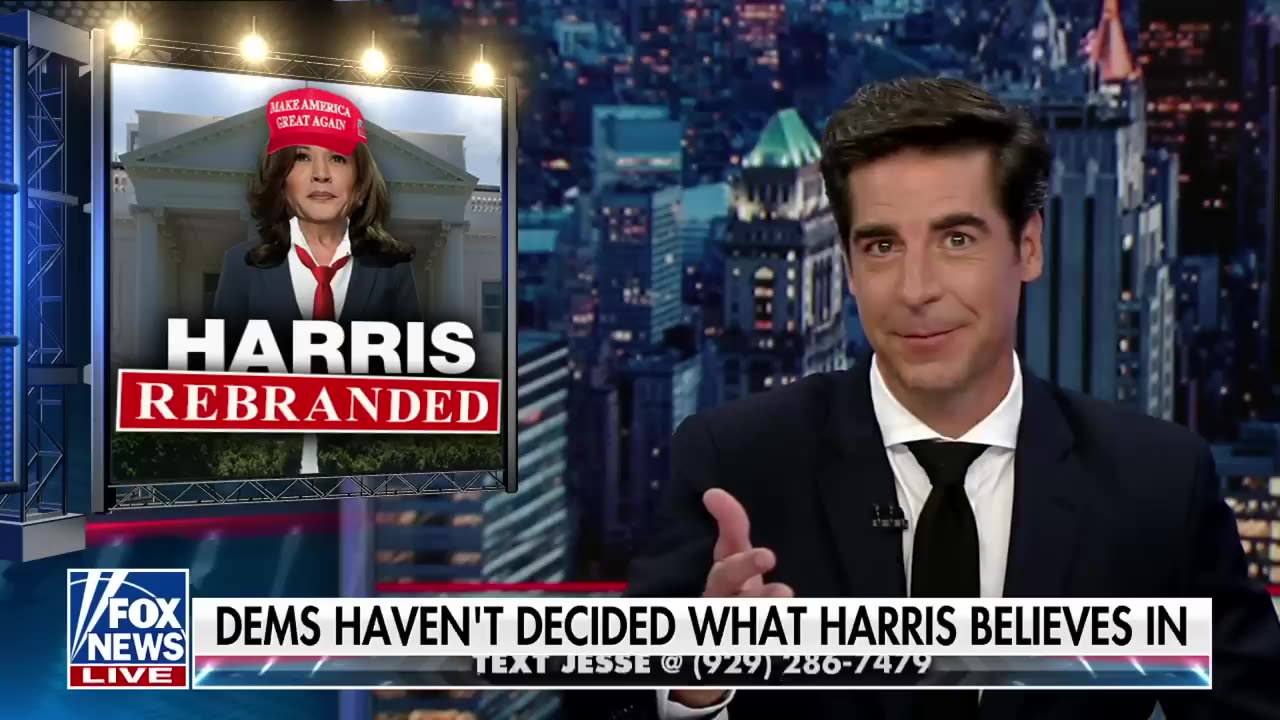 Jesse Watters The media is ‘bluffing’ for Kamala Harris