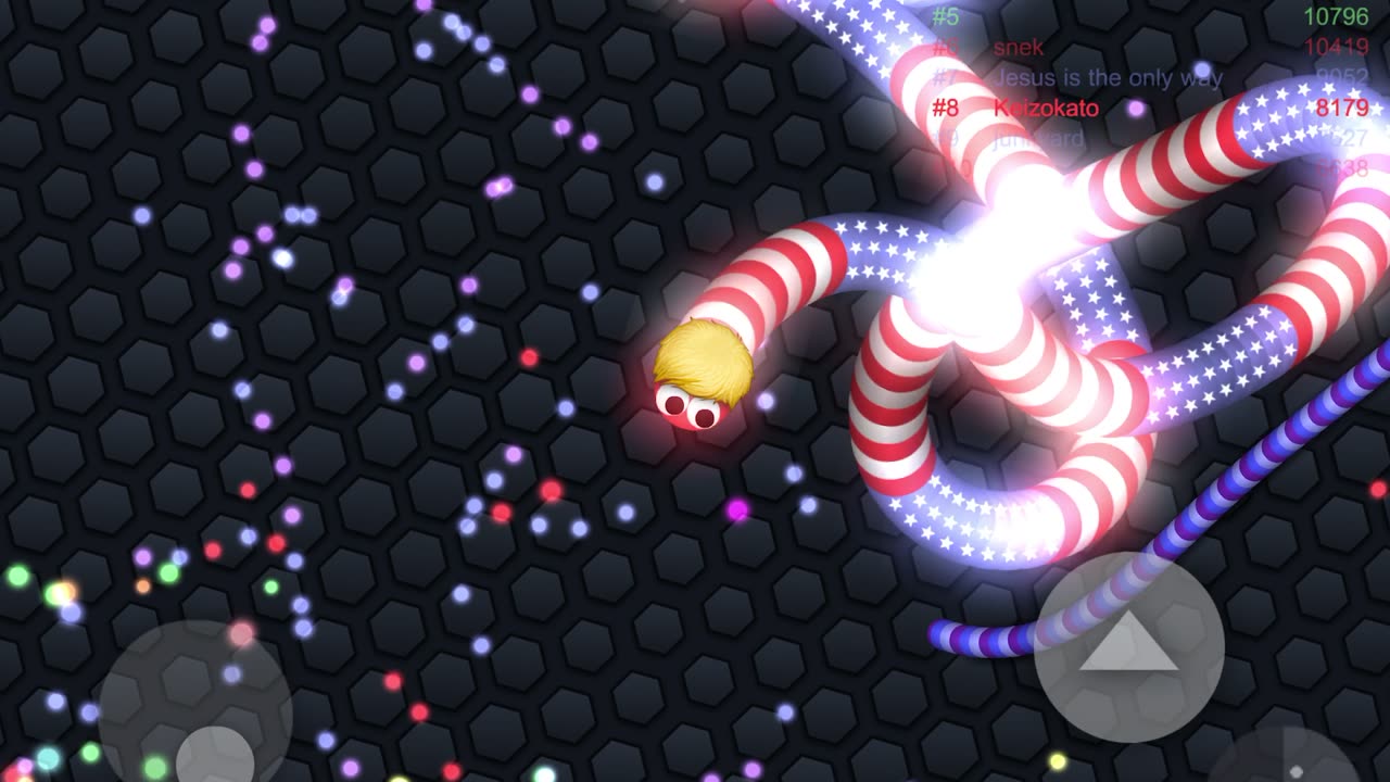 Slither.io test run