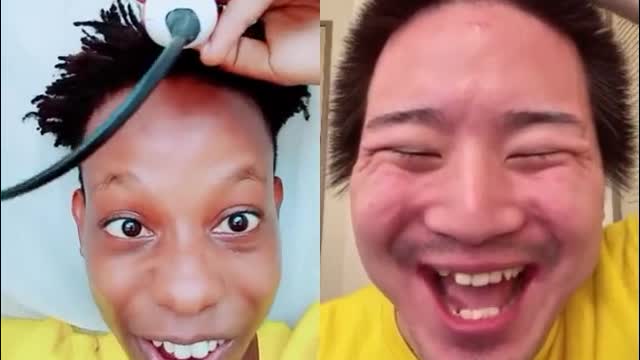 Cortando cabelo funny