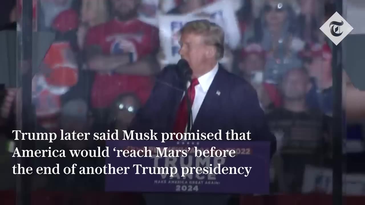 Elon Musk joins Trump on stage as he returns to scene of assassination attempt