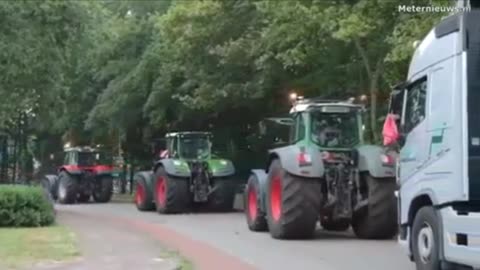Dutch Farmers Convoy Heads to The Hague June 29, 2023
