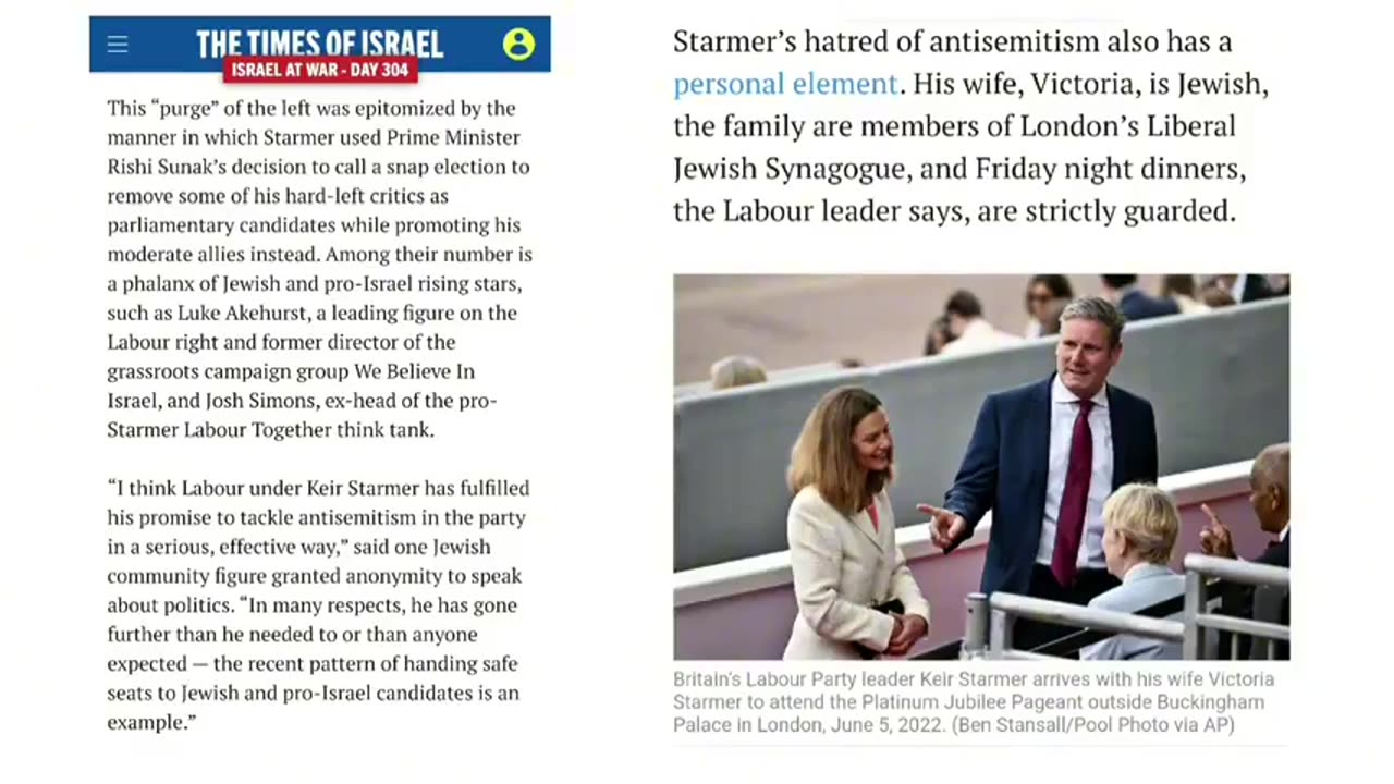 UK’s New Prime Minister Keir Starmer is a Jew