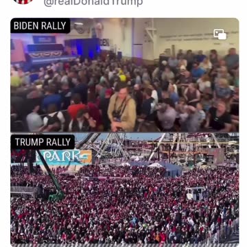 Trump Rally - Biden Rally