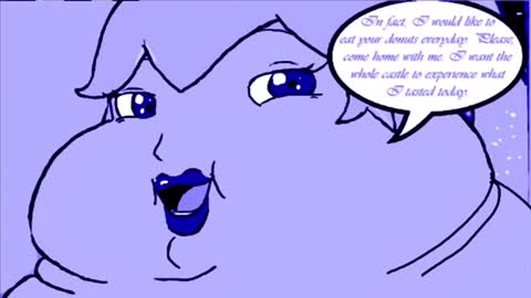 Princess Peach’s Blueberry Inflation Picture! 🫐