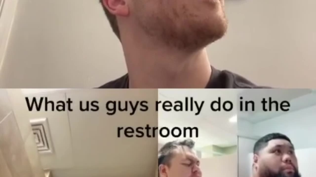 What Guys Really Do In The Bathroom