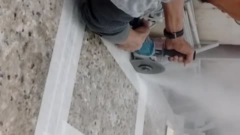 How to cut out granite undermount sink