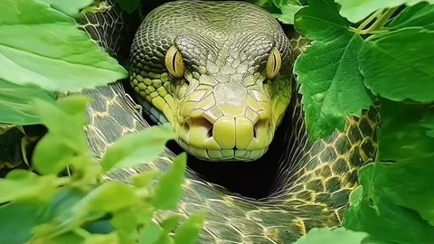 Snake in nepal nature