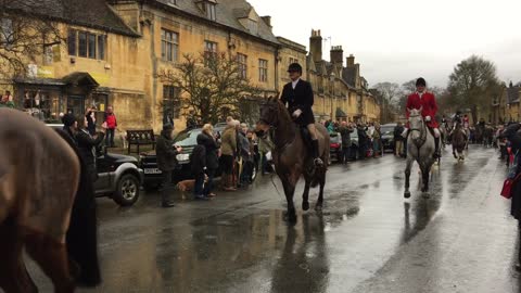 New Year's Day Fox Hunt, Chipping Campden 2018, Part 1