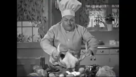 The Three Stooges - An Ache in Every Stake - Curly Stuffs The Turkey