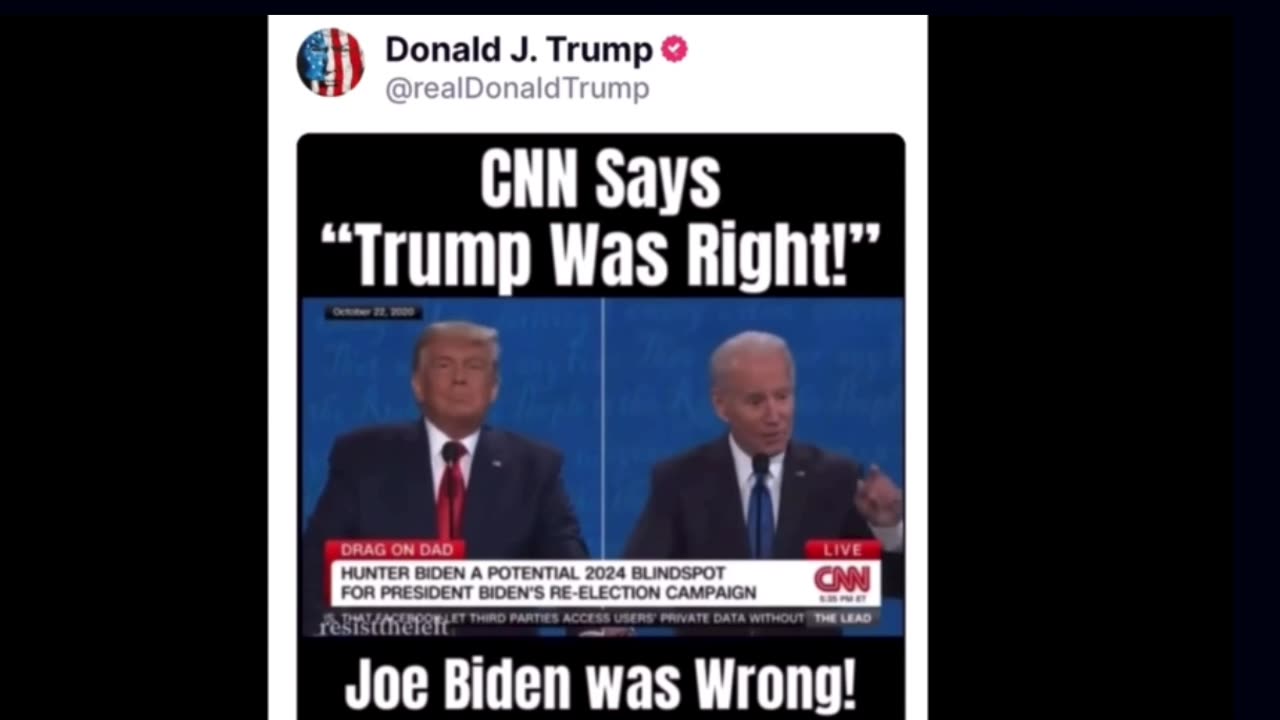 Communist News Network actually says "TRUMP WAS RIGHT"! = Biden was WRONG ( LIAR!!! 🤥 )