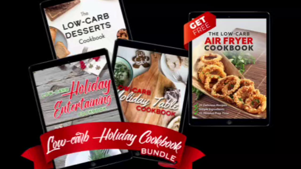 Low-Carb Holiday Cookbook Bundle Digital - Ebooks