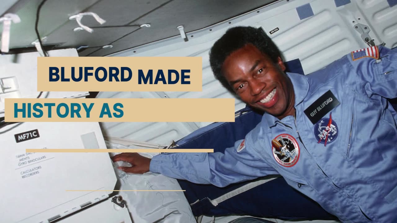 Guy blueford, First African American in space: 40 years of inspiration.