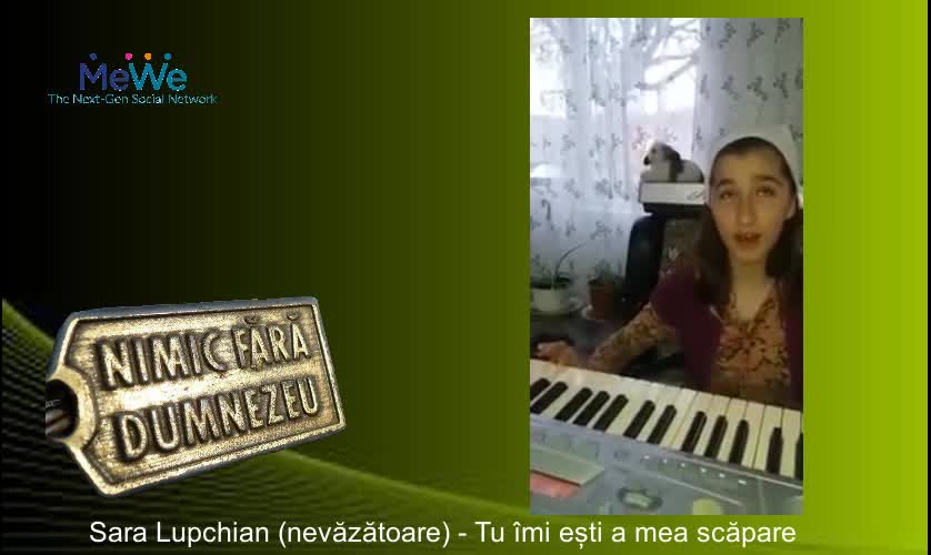 Sara Lupchian (nevăzătoare) - Tu îmi ești a mea scăpare