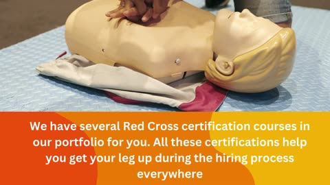 Red Cross Certifications