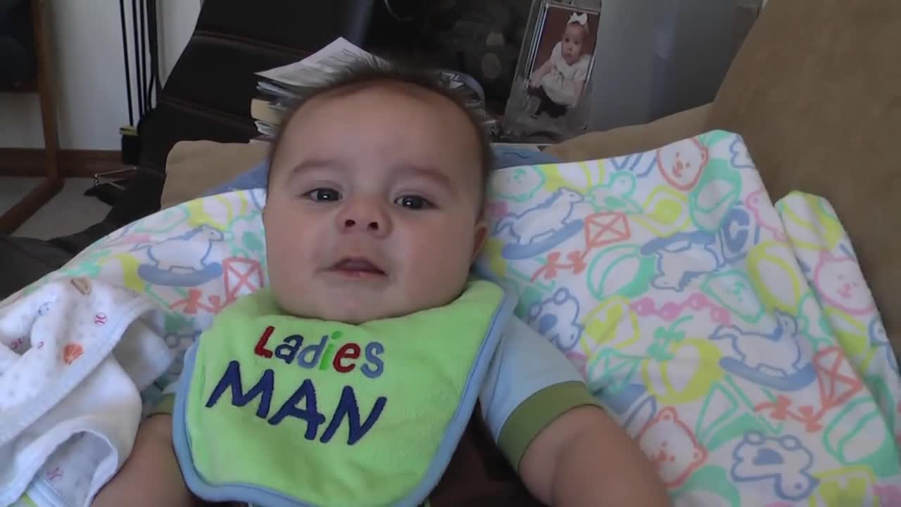 Baby has the most adorable sneezing attack ever