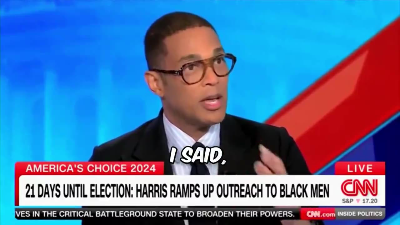 Don Lemon says he asked and talked to black men in battleground