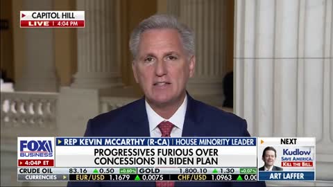 Kevin McCarthy: Hyperinflation is coming if this bill passes