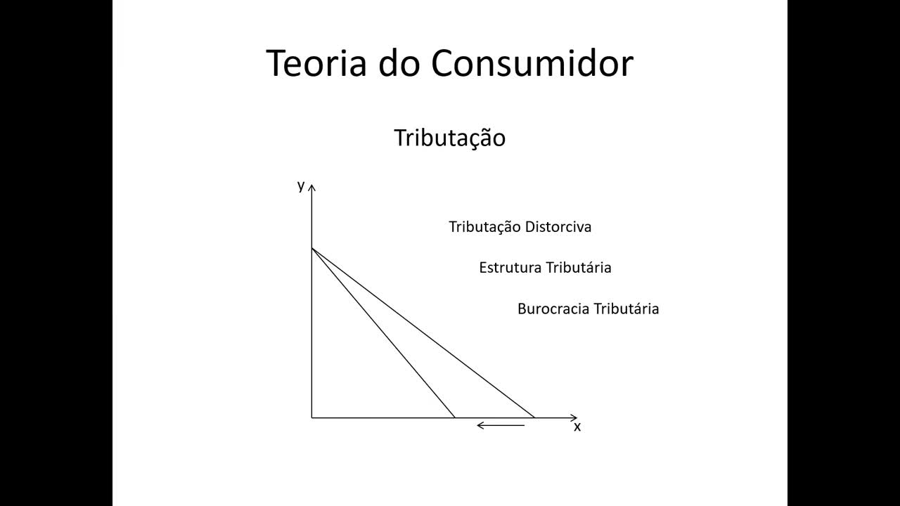 Microeconomia 032 Teoria do Consumidor Restrição Orçamentária e Tributação continuação 2