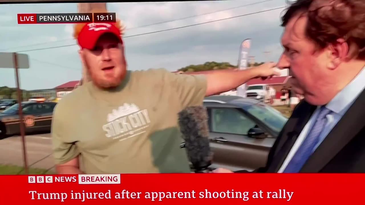 Witnesses try to warn police of gunman during the Trump rally in Butler, PA on 7/13/2024