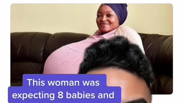 This woman was expecting 8 babies andinstead got