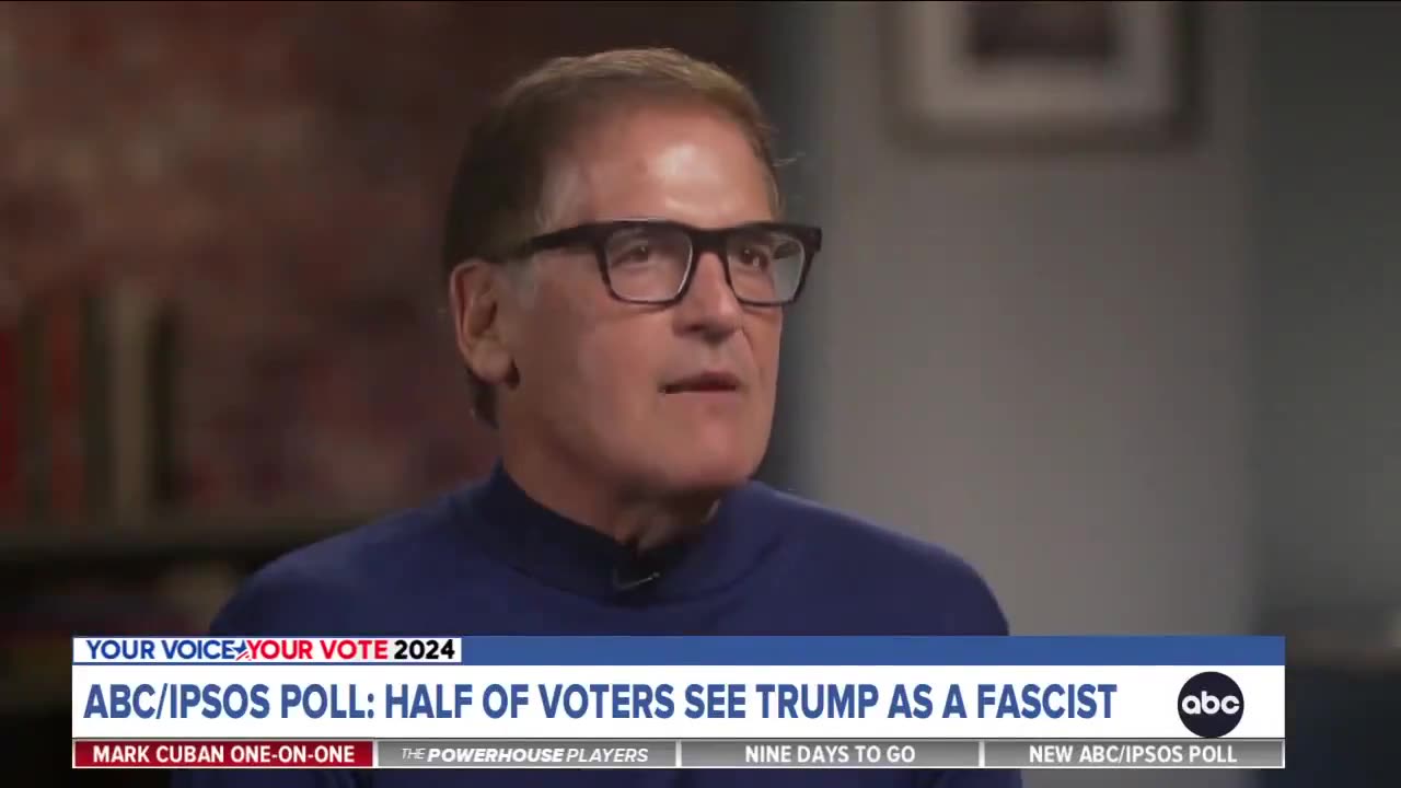 Why doe Mark Cuban increasingly look like Rachel Maddow?