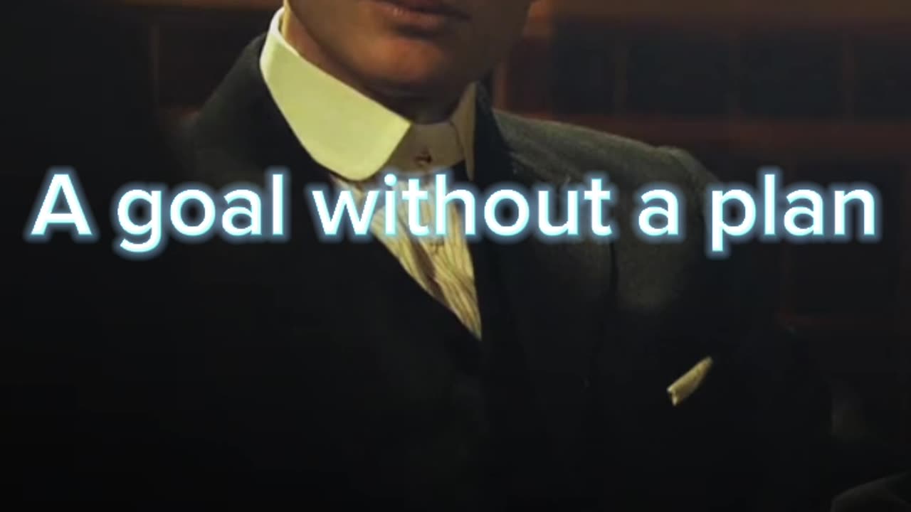 A plan without a goal