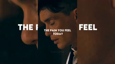 THE PAIN YOU FEEL TODAY ~ THOMAS SHELBY || Quotes status