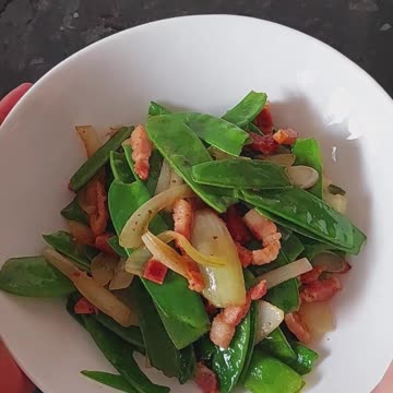 Easy Stir Fry Snow Peas Recipe 🫛 😋 👩‍🍳 #stirfry #vegetables #recipe #food #homemade #cooking #howto