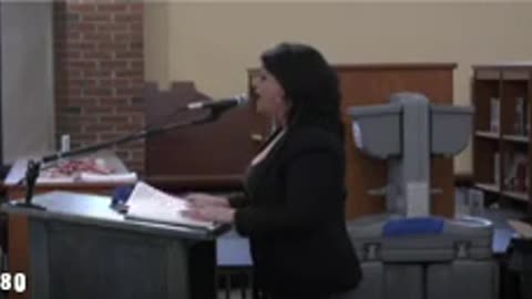 Angry mom criticizing school for poisonous education