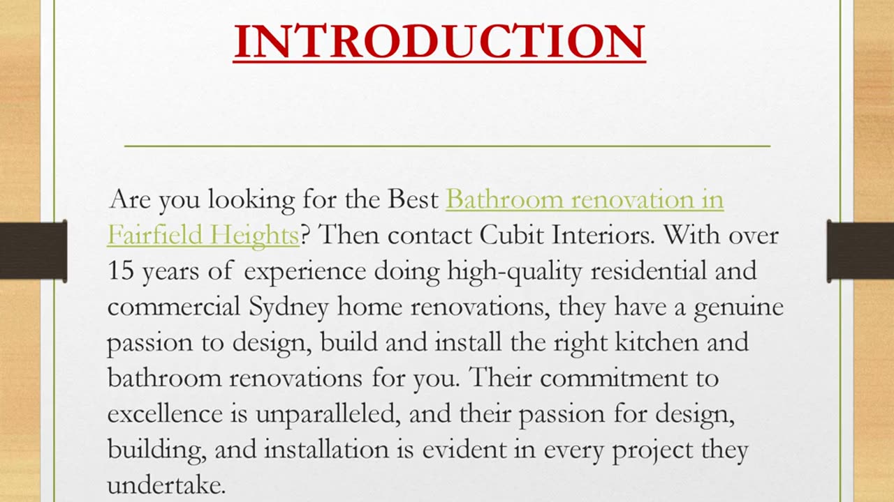 Best Bathroom renovation in Fairfield Heights?
