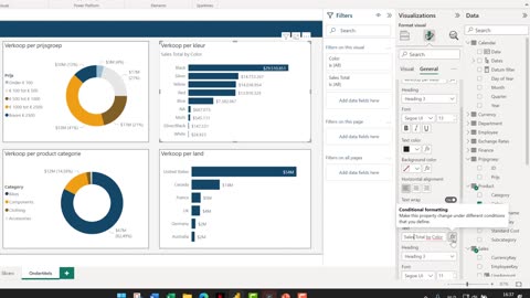 Power BI - Signon ICT - Nieuwe Power BI 'slicer' knoppen en ondertitels (subtitles)