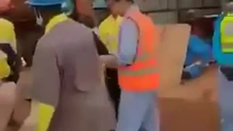 Video of Chinese manager beating African workers