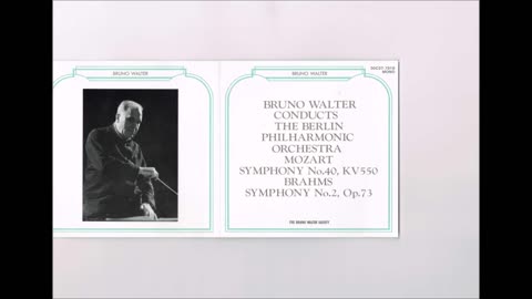 Brahms - Symphony No.2 Walter Berliner