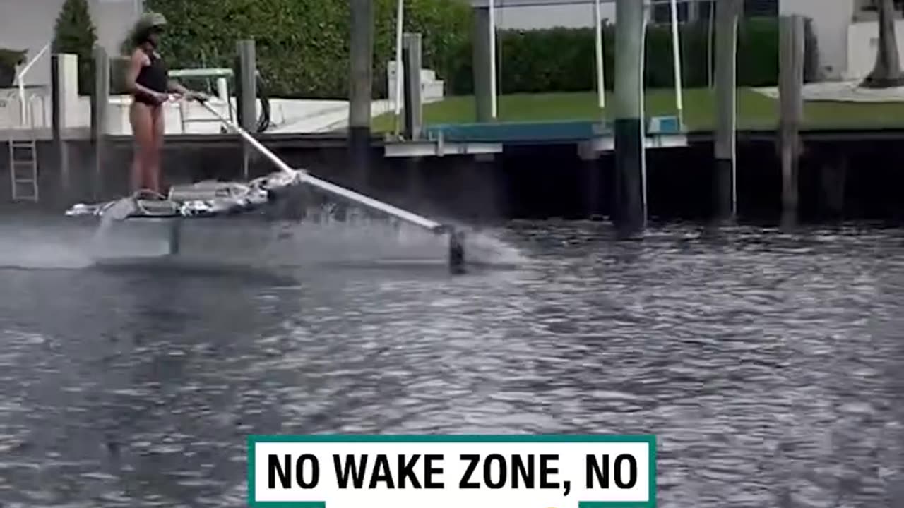 No wake zone,no problem