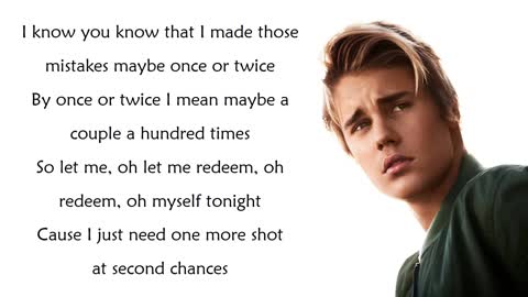 Justin Bieber - Sorry (Lyrics)