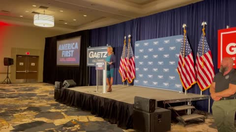 Dr Kelli Ward Addresses America First Rally