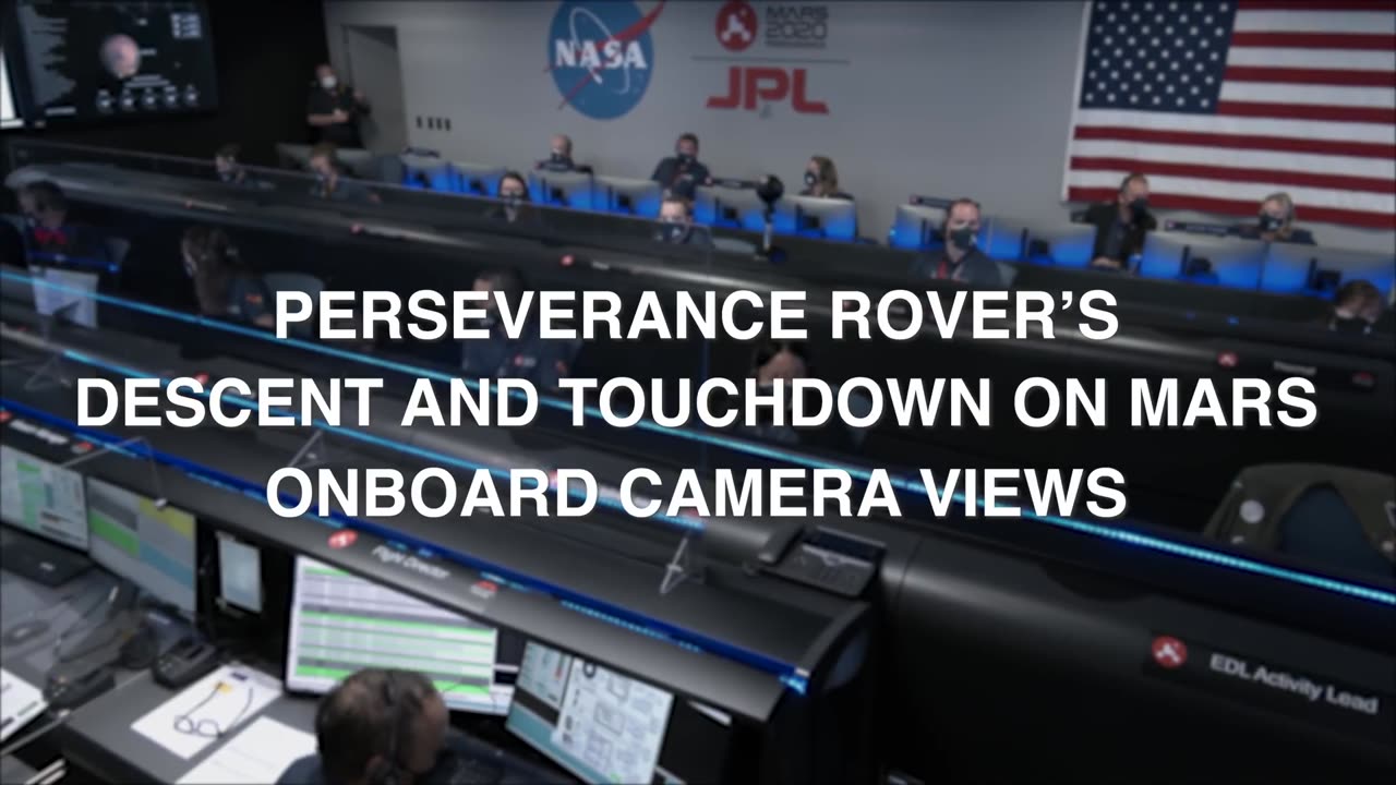 Perseverance Rover’s Descent and Touchdown on Mars (Official NASA Video)