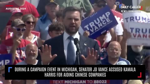 JD Vance Accuses Kamala Harris Of Helping China's Auto Industry