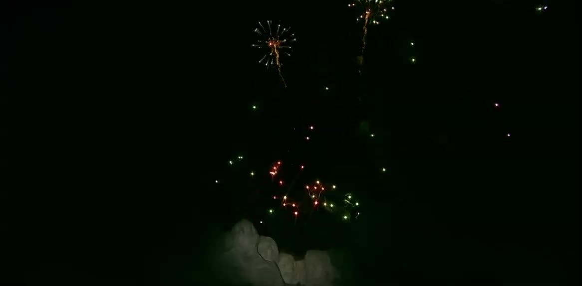 July 4, 2020, Mount Rushmore, Fireworks Intro