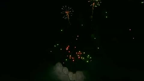 July 4, 2020, Mount Rushmore, Fireworks Intro